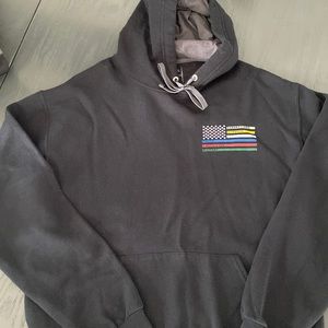 Sweatshirt Hoodie Thin Blue Line